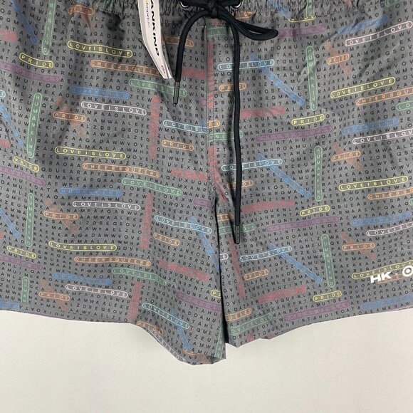 Humankind x Target Swim Shorts Trunks Unisex Size Large LGBTQ Pride Crossword - Picture 3 of 9